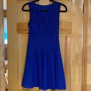 Express blue dress